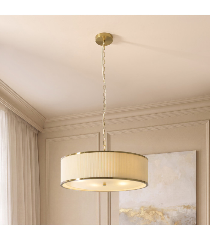 Lexi Cylindrical Pendant Light Ivory-3