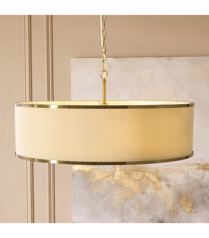 Lexi Cylindrical Pendant Light Ivory-4
