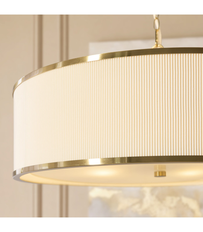Lexi Cylindrical Pendant Light Ivory-5