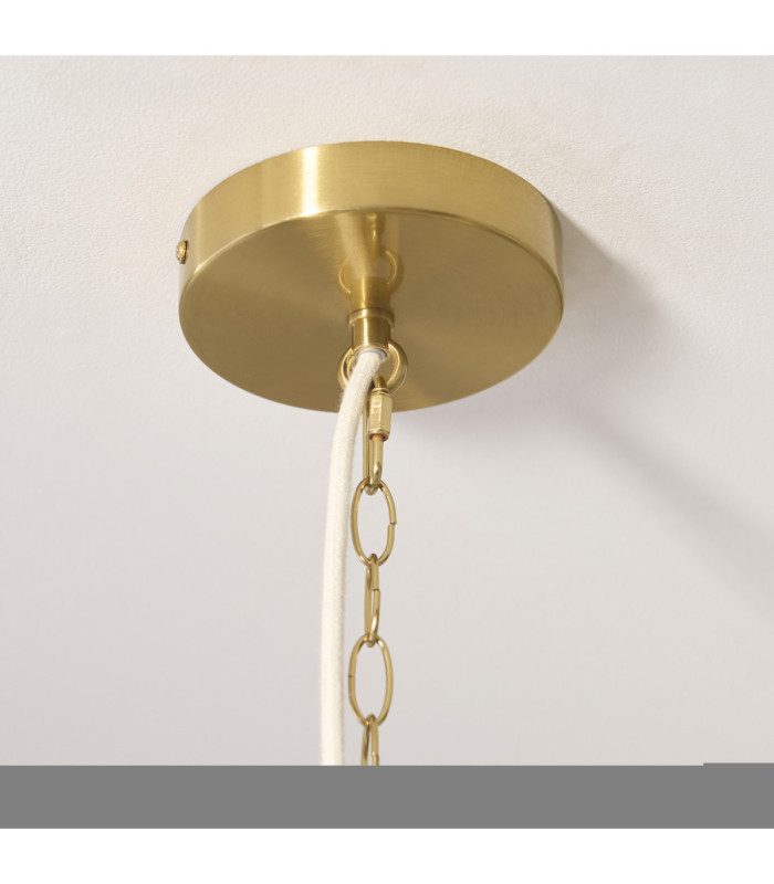 Lexi Cylindrical Pendant Light Ivory-8