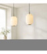 Evora Globe Pendant Light Brushed Aged Brass Opal Ribbed Glass-8