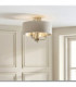 Highclere Cylindrical Ceiling Light Brushed Chrome Natural-3