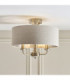 Highclere Cylindrical Ceiling Light Brushed Chrome Natural-4