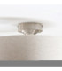 Highclere Cylindrical Ceiling Light Brushed Chrome Natural-7