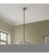 Antalya Lanterns Pendant Light Antique Brass With Clear Glass-3