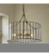 Antalya Lanterns Pendant Light Antique Brass With Clear Glass-5