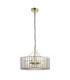 Antalya Lanterns Pendant Light Antique Brass With Clear Glass-1