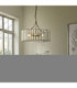 Antalya Lanterns Pendant Light Antique Brass With Clear Glass-2