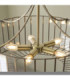 Antalya Lanterns Pendant Light Antique Brass With Clear Glass-6