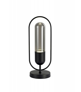 Table Lamp, 1 x 7W LED, 4000K, 790lm, Black, Smoked - 1