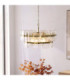 Ancara Pendant Light Brushed Aged Brass Clear Handmade Textured Glass-3