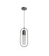 Ceiling Pendant, 1 x 7W LED, 4000K, 790lm, Satin Nickel, Clear - 3