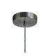 Ceiling Pendant, 1 x 7W LED, 4000K, 790lm, Satin Nickel, Clear - 4