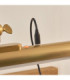 Maris Rechargeable Picture Light Warm Brass Frosted Pc-9