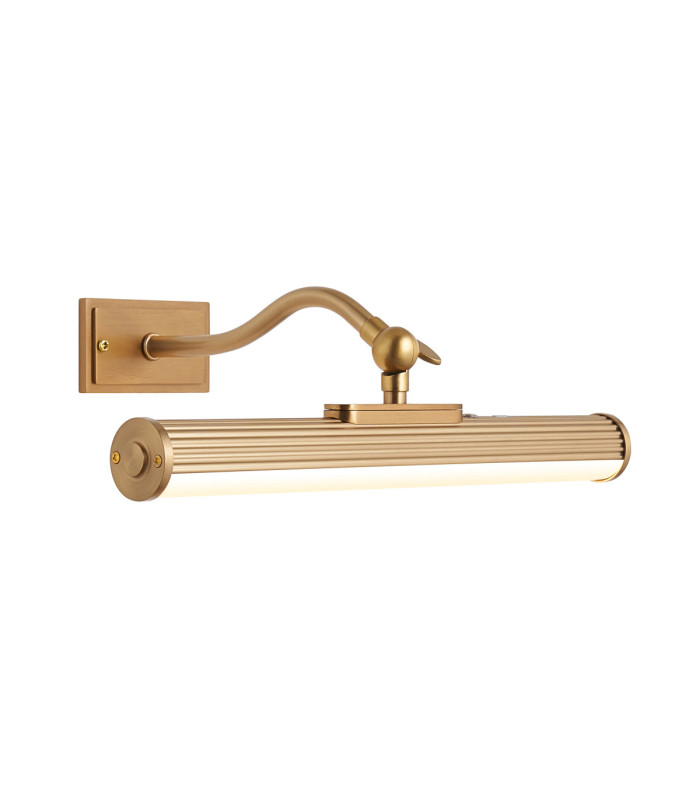 Kindos Rechargeable Picture Light Warm Brass Frosted Pc-1