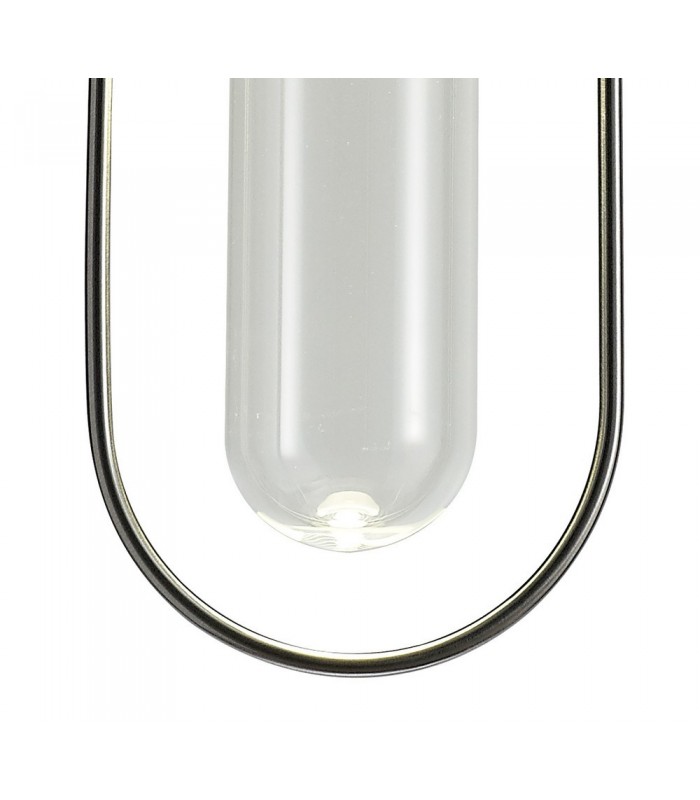 Ceiling Pendant, 1 x 7W LED, 4000K, 790lm, Satin Nickel, Clear - 7