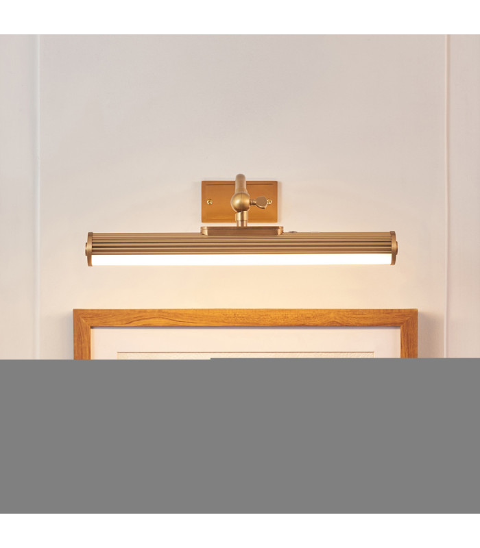 Kindos Rechargeable Picture Light Warm Brass Frosted Pc-4