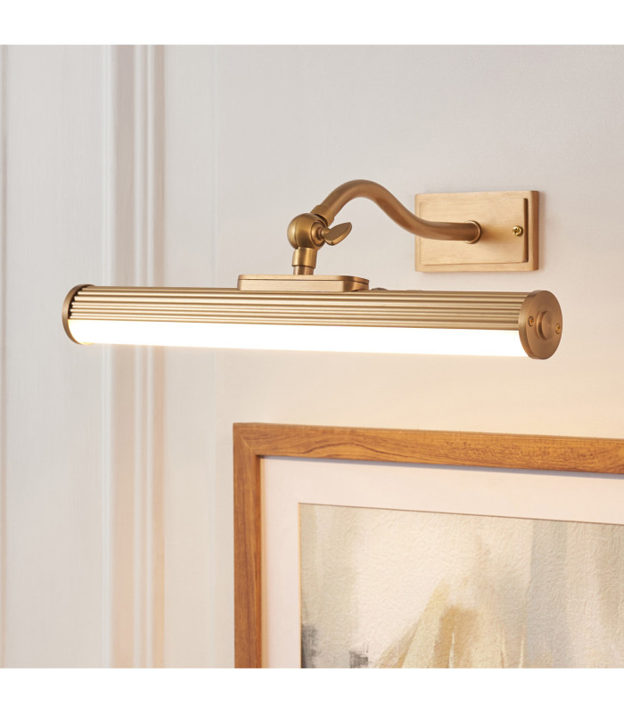 Kindos Rechargeable Picture Light Warm Brass Frosted Pc-5