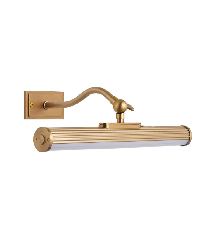 Kindos Rechargeable Picture Light Warm Brass Frosted Pc-10