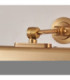 Dalyan Rechargeable Picture Light Warm Brass Frosted Pc-9