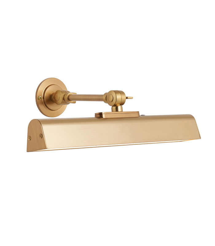 Dalyan Rechargeable Picture Light Warm Brass Frosted Pc-10