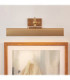 Lasos Rechargeable Picture Light Warm Brass Frosted Pc-4