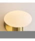 Rossano Up & Down Wall Lamp Warm Brass Opal Glass-7