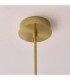 Rossano Multi Arm Semi Flush Ceiling Light Warm Brass Opal Glass-6