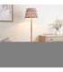Twist & ZigZag 40cm Floor Lamp Oak Resin Pearl Grey-2