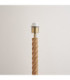 Twist & ZigZag 40cm Floor Lamp Oak Resin Pearl Grey-6