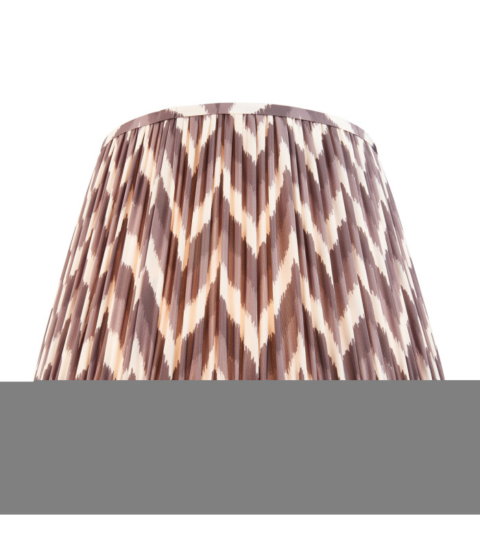 Twist & ZigZag 40cm Floor Lamp Oak Resin Pearl Grey-7