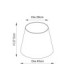 Twist & ZigZag 40cm Floor Lamp Oak Resin Pearl Grey-9