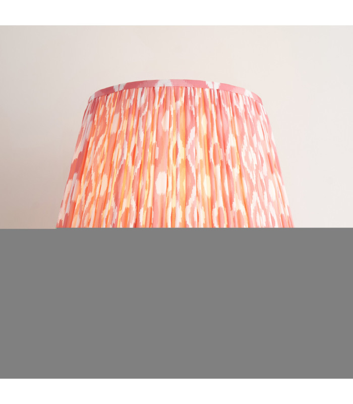 Twist & Ikat 40cm Floor Lamp Oak Resin Coral Pink-4