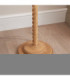 Twist & Ikat 40cm Floor Lamp Oak Resin Coral Pink-5