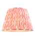 Twist & Ikat 40cm Floor Lamp Oak Resin Coral Pink-7