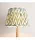 Twist & ZigZag 40cm Floor Lamp Oak Resin Cotswold Green-4