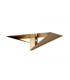 Wall Lamp, 2 x 3W LED, 3000K, 238lm, Gold Painted - 1