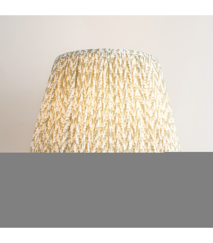 Twist & Leaf 40cm Floor Lamp Oak Resin Herb Garden Green-4