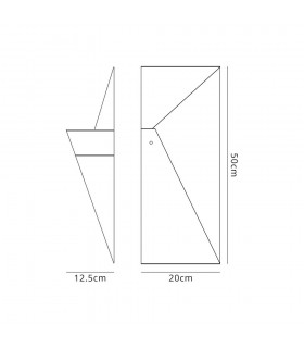 Wall Lamp, 2 x 3W LED, 3000K, 238lm, Gold Painted - 2