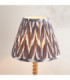 Twist & Zigzag 25cm Table Lamp Oak Resin Pearl Grey-4