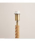 Twist & Zigzag 25cm Table Lamp Oak Resin Pearl Grey-5