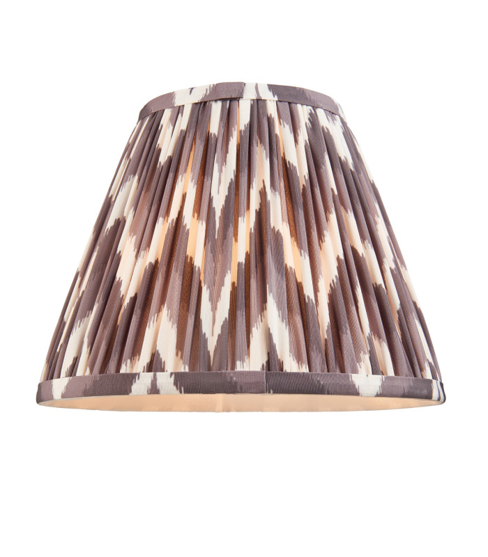 Twist & Zigzag 25cm Table Lamp Oak Resin Pearl Grey-7