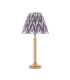 Twist & Zigzag 25cm Table Lamp Oak Resin Pearl Grey-8
