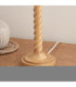 Twist & Ikat 25cm Table Lamp Oak Resin Coral Pink-6