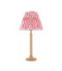 Twist & Ikat 25cm Table Lamp Oak Resin Coral Pink-8