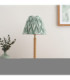 Twist & Zigzag25cm Table Lamp Oak Resin Cotswold Green-3