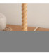 Twist & Zigzag25cm Table Lamp Oak Resin Cotswold Green-5