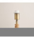 Twist & Zigzag25cm Table Lamp Oak Resin Cotswold Green-6