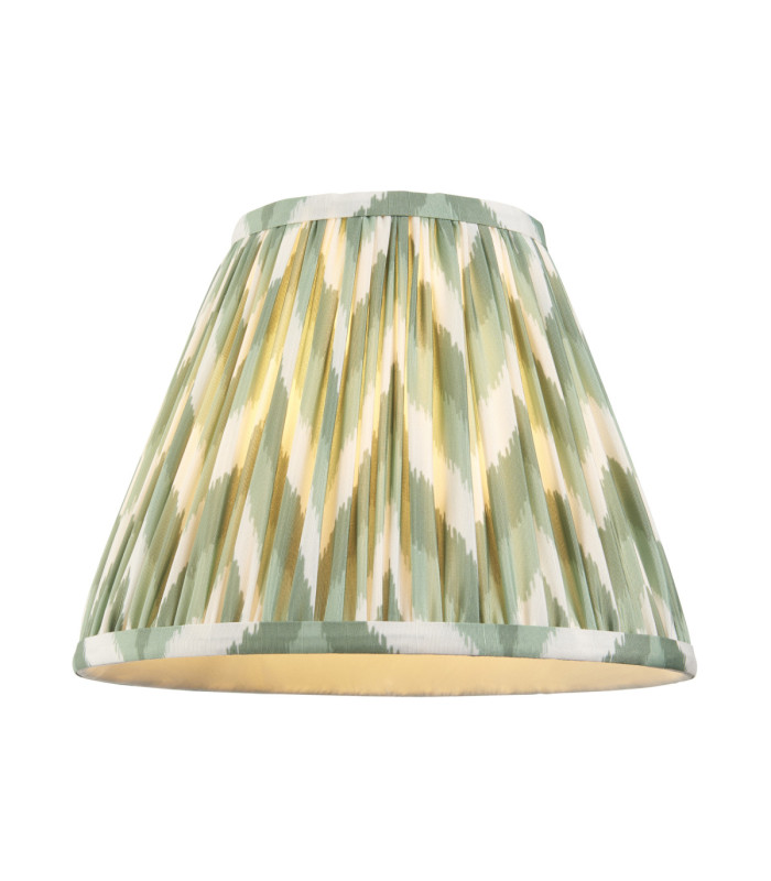 Twist & Zigzag25cm Table Lamp Oak Resin Cotswold Green-7