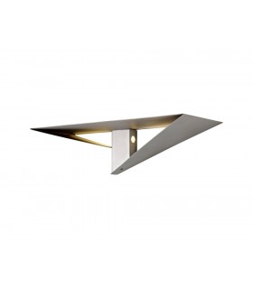 Wall Lamp, 2 x 3W LED, 3000K, 238lm, Silver Painted - 1